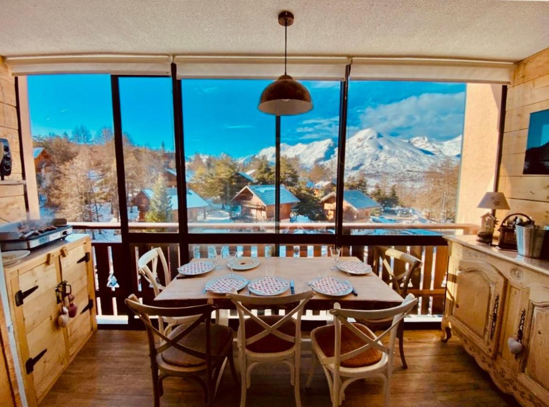La Joue Du Loup, Aux Pieds Des Pistes Et Vue Sur Montagnes Apartman Kültér fotó