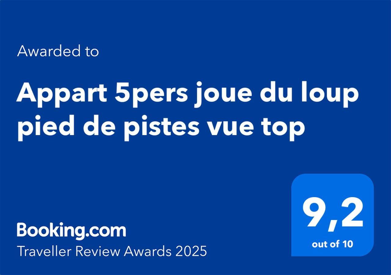 La Joue Du Loup, Aux Pieds Des Pistes Et Vue Sur Montagnes Apartman Kültér fotó